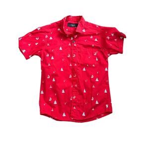 NEXT kids sailboat button up size 4-5y